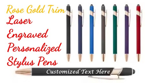 Custom rose gold - metal, pen