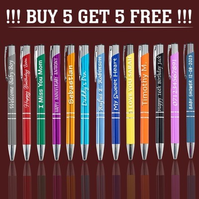 Custom engraved metal pen - custom,